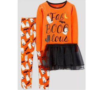 Baby Girls Just One You FAB Boo Lous Halloween Pajamas Tutu Size 12 Months NWT